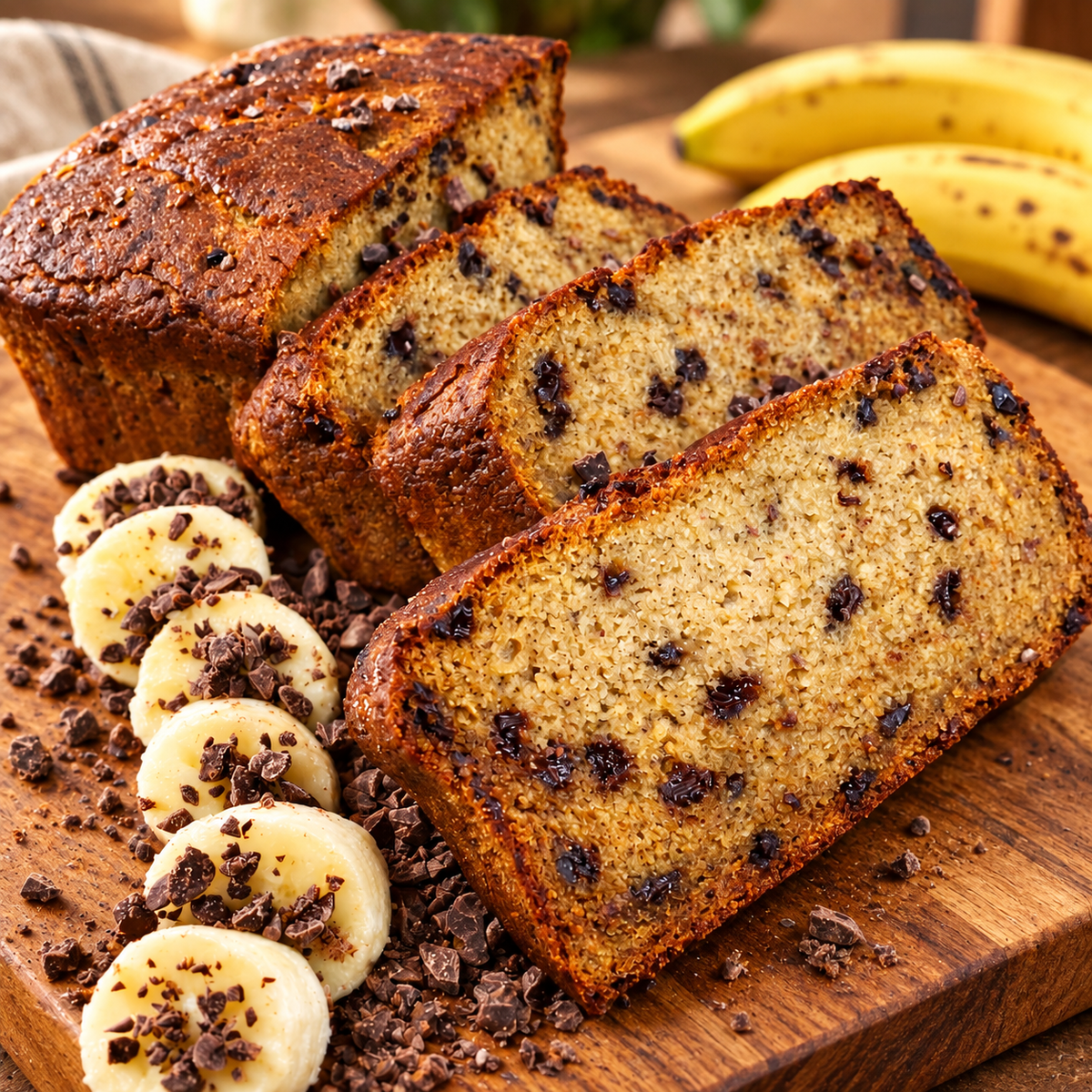 Chocolate Chip Banana Bread (Loaf)