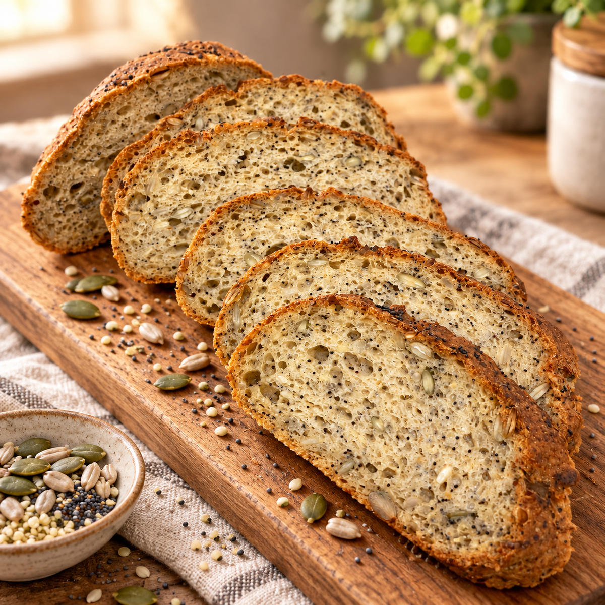 Four-Seed Artisan Loaf